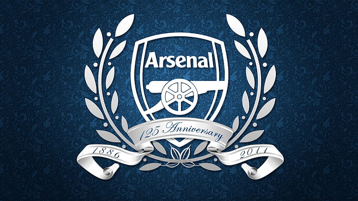 Soccer HD, arsenal 125 anniversary logo, sports, soccer, HD wallpaper