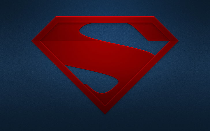 Superman logotyp, logotyp, emblem, Superman, hq bakgrundsbilder, HD tapet