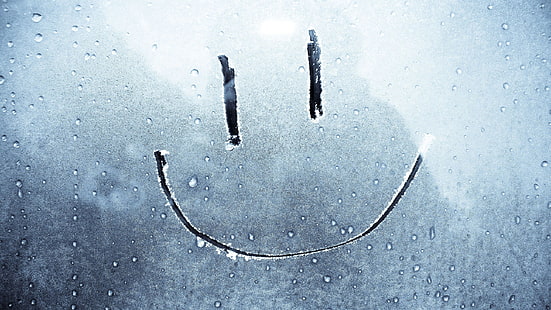 улыбка из матового стекла, HD обои HD wallpaper