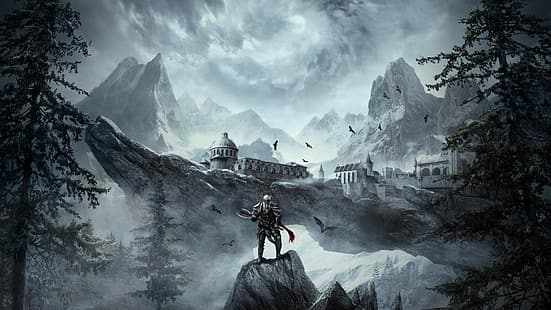 The Elder Scrolls Online, Nord, tes online, Dark Heart of Skyrim, The Elder Scrolls Online: Dark Heart of Skyrim, Fondo de pantalla HD HD wallpaper