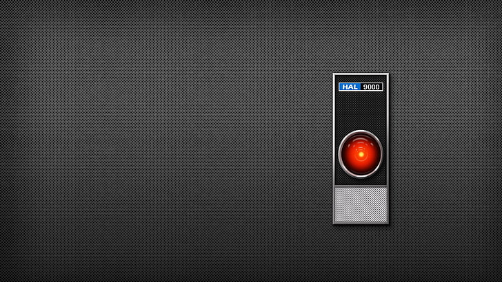 黒と灰色のデバイス、2001：スペースオデッセイ、HAL 9000、映画、スタンリーキューブリック、 HDデスクトップの壁紙