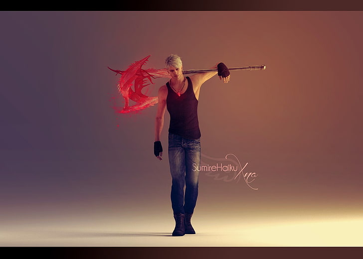 Sumire Haku digitales Hintergrundbild, Devil May Cry, HD-Hintergrundbild