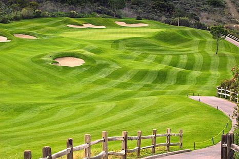 golf course, HD wallpaper HD wallpaper