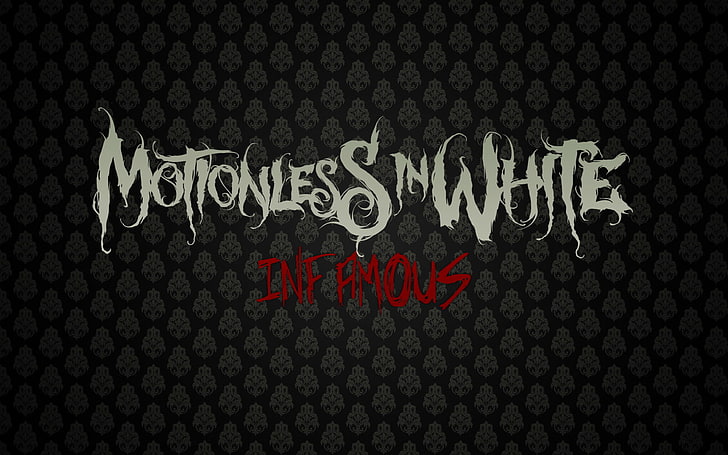 Motionless In White, metal band, Metalcore, logo, HD wallpaper