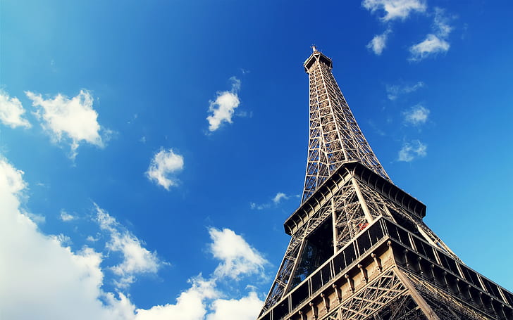 Torre Eiffel Parigi HD, mondo, viaggi, viaggi e mondo, torre, parigi, eiffel, Sfondo HD