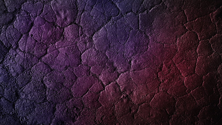 dinding beton ungu dan merah muda, permukaan, retak, cahaya, bayangan, Wallpaper HD