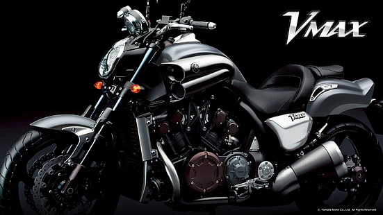 motocicleta, Yamaha, VMax, HD papel de parede HD wallpaper