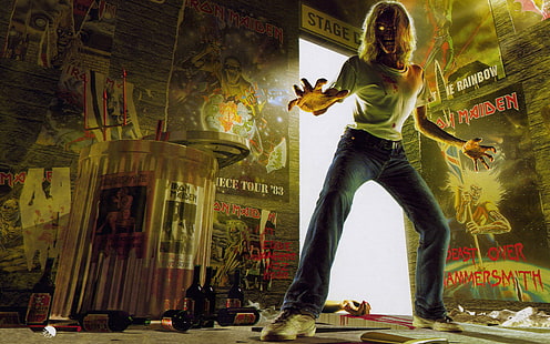 Iron Maiden HD, müzik, demir, kızlık, HD masaüstü duvar kağıdı HD wallpaper