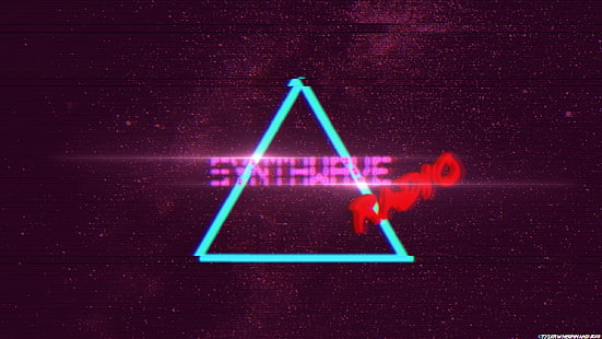 Synthwave, Retrowave, Retro-Stil, HD-Hintergrundbild HD wallpaper