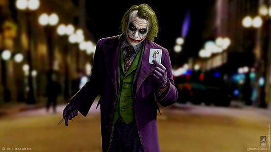 Batman, The Dark Knight, Heath Ledger, Joker, Sfondo HD HD wallpaper