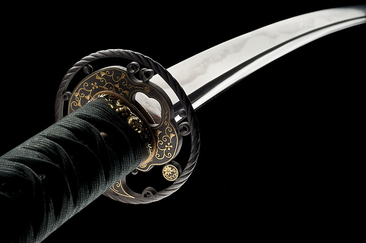 sword, blades, katana, Japan, HD wallpaper