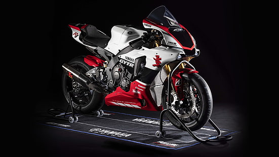  motorcycle, bike, Yamaha, YZF-R1, 2019, GYTR, HD wallpaper HD wallpaper