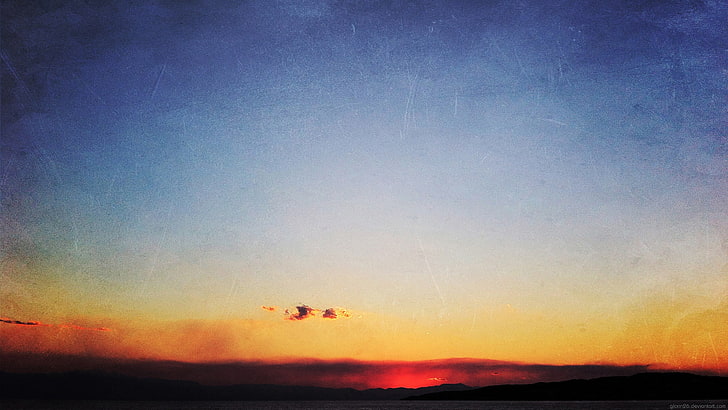 fotografia, przyroda, krajobraz, niebo, zachód słońca, Tapety HD