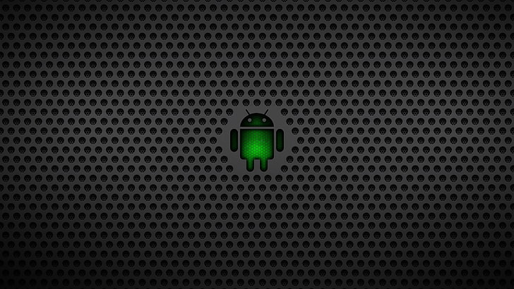 Android logo, Android (operating system), digital art, simple background, HD wallpaper