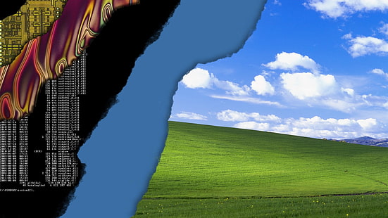 تطبيق موجه الأوامر ، Windows XP ، التكنولوجيا، خلفية HD HD wallpaper