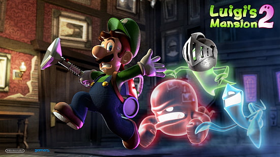 Luigi's Mansion, Luigi's Mansion 2, Tapety HD HD wallpaper
