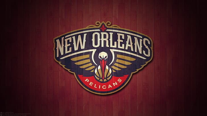 Спорт, Новый Орлеан Пеликаны, Баскетбол, Лого, НБА, HD обои