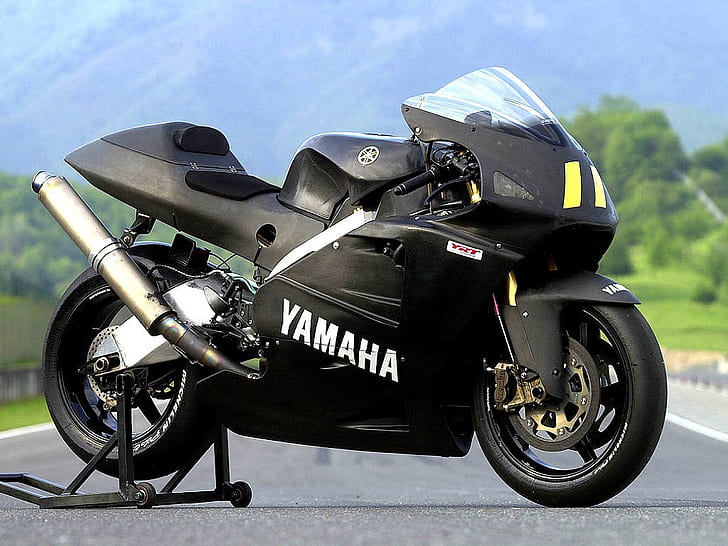 Black Fast Yamaha Мотоциклы Yamaha HD Art, быстрый, черный, Yamaha-r6, HD обои