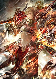 Fate Series, Fate / Grand Order, Fate / Apocrypha, Mordred (Fate / Apocrypha), 애니메이션 소녀들, signo aaa, HD 배경 화면 HD wallpaper
