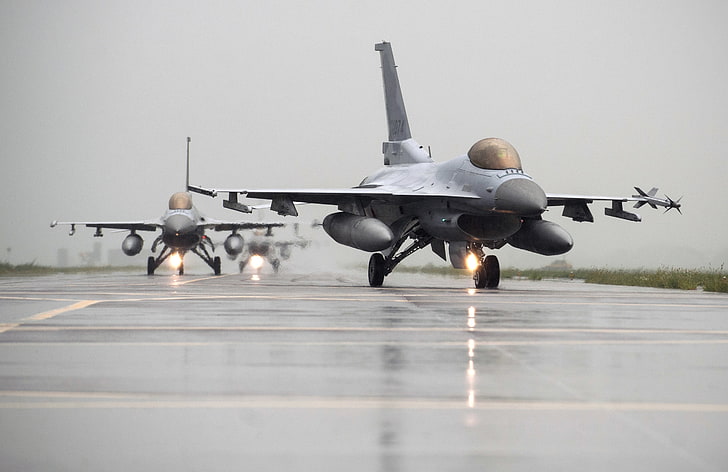 avión, militar, avión, Fuerza Aérea de EE. UU., General Dynamics F-16 Fighting Falcon, Fondo de pantalla HD
