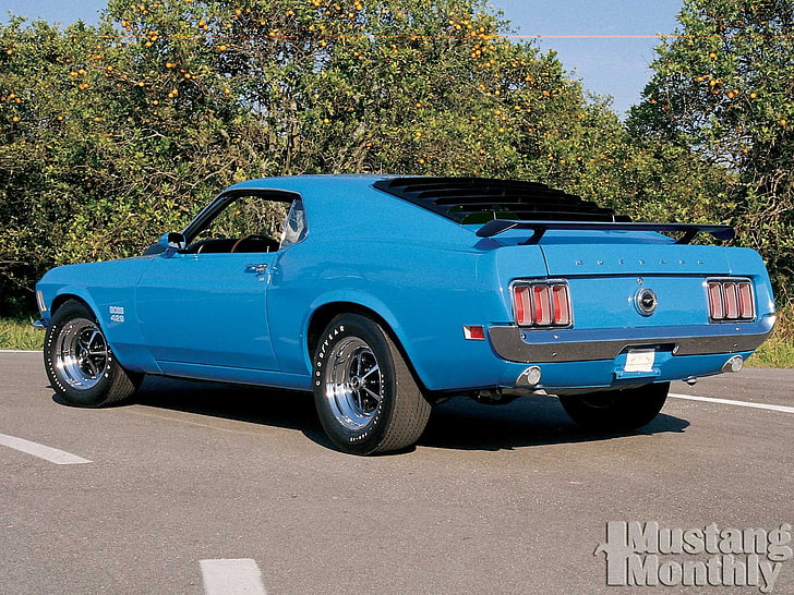 1969, 429, szef, samochody, klasyczny, ford, muscle, mustang, pony, usa, Tapety HD