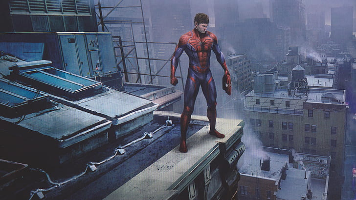 Desktop Wallpaper Spider Man Into The Spider Verse 2018 Movie Fan Art  4k Hd Image Picture Background 8b06e4