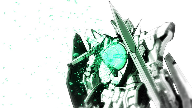 Gundam, mech, Mobile Suit Gundam 00, Gundam 00 exia, HD wallpaper