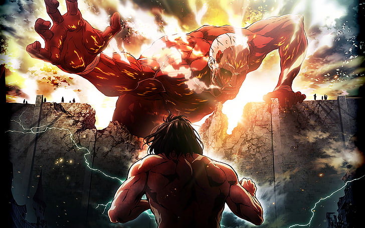 Anime, Attack On Titan, Eren Yeager, Shingeki No Kyojin, HD wallpaper