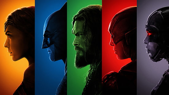 Justice League Hintergrundbild, DC Comics, Wonder Woman, Justice League, Justice League (2017), Batman, Filme, The Flash, HD-Hintergrundbild HD wallpaper