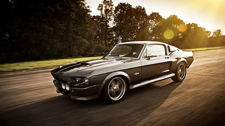 car, Shelby, Shelby GT500, Ford Mustang Shelby, mustang gt500, Eleanor (car), HD wallpaper