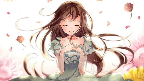 Beautiful Anime Girl 4K ، جميلة ، فتاة ، أنيمي، خلفية HD HD wallpaper