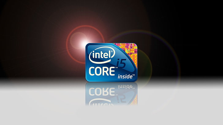 Intel Core i5 icon, Technology, Intel, CPU, HD wallpaper
