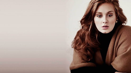 Adele น่ารักอะเดลเพลงเดี่ยวคนดังดาราสาวฮอลลีวู้ดผู้หญิงนักร้องหญิงน่ารัก, วอลล์เปเปอร์ HD HD wallpaper
