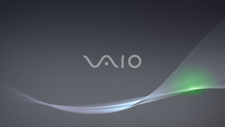 Logo Sony VAIO, vaio, latar belakang, hi-tech, logo, Wallpaper HD