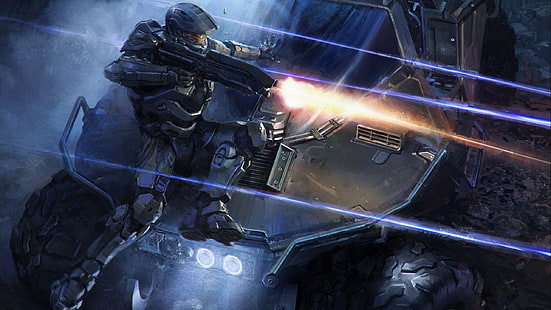 Halo, Master Chief, Halo 4, Xbox One, Halo: Master Chief Collection, Videospiele, Science-Fiction, digitale Kunst, HD-Hintergrundbild HD wallpaper