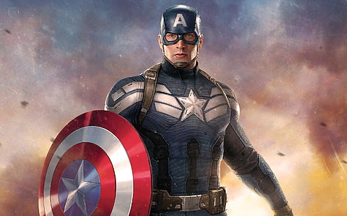 Captain America Marvel Hd Desktop Wallpaper För Pc-surfplatta och mobil 1920 × 1200, HD tapet HD wallpaper