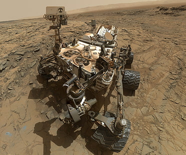 Mars, NASA, the Rover, Curiosity, Mars science laboratory, HD wallpaper HD wallpaper