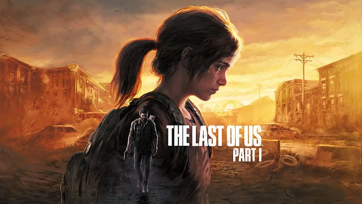 The Last of Us, Ellie Williams, Joel, Joel Miller, Playstation 5, PlayStation, game cover, video games, Naughty Dog, video game art, HD wallpaper