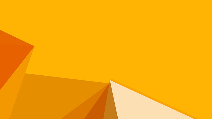 amarelo, fundo, linhas, laranja, formas, cantos, HD papel de parede