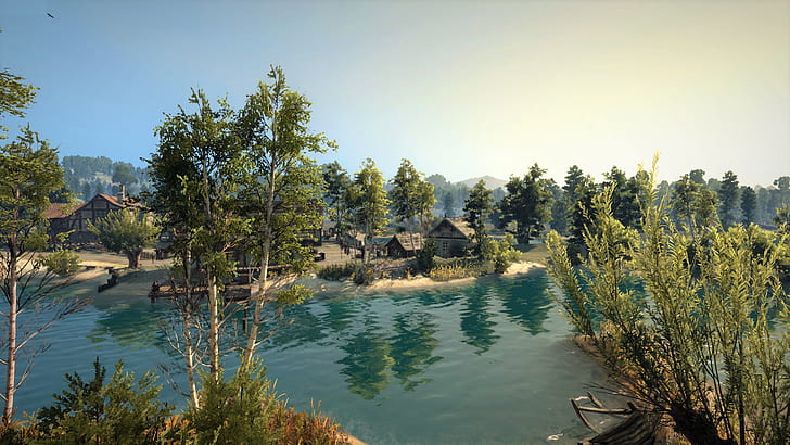 Outskirts, The Witcher, The Witcher 3: Wild Hunt, Villages, HD wallpaper