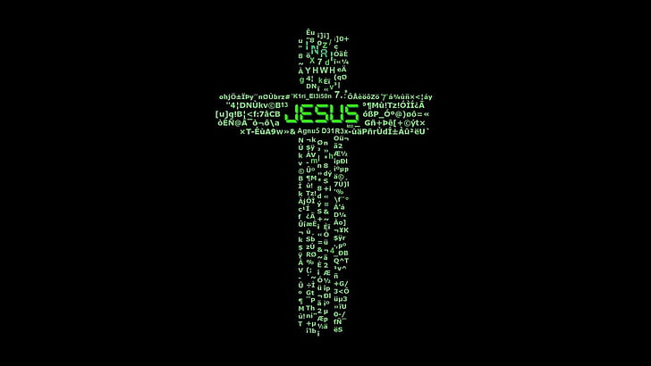 Jésus-Christ, Hi-Tech, croix, Fond d'écran HD
