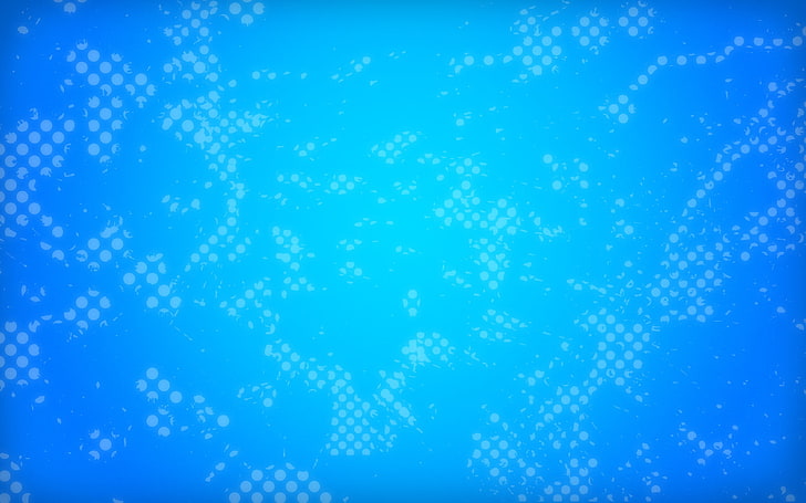 blaues und weißes Blumentextil, Zusammenfassung, Kreis, HD-Hintergrundbild