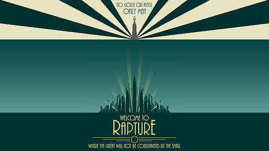 Rapture, BioShock, videogame, arte de videogame, HD papel de parede HD wallpaper