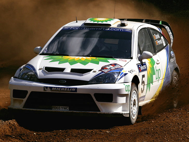 2003, focus, ford, r s, race, racing, wrc, Sfondo HD