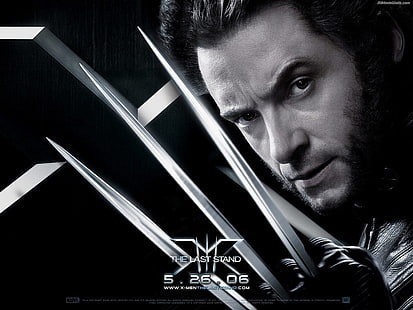 Wallpaper Wolverine The Last Stand, X-Men, X-Men: Stand Terakhir, Hugh Jackman, Wolverine, Wallpaper HD HD wallpaper