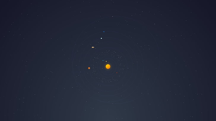 Sonnensystem, Zusammenfassung, Sonnensystem, Raum, Planet, HD-Hintergrundbild