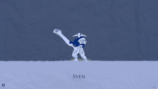 Ilustração de Dota 2 Sven, Dota 2, Dota, videogame, herói, Sven, HD papel de parede HD wallpaper