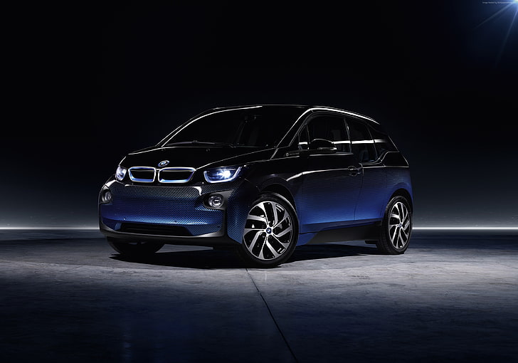 BMW i3 Garage Italia, paris auto show 20166, electric cars, HD wallpaper