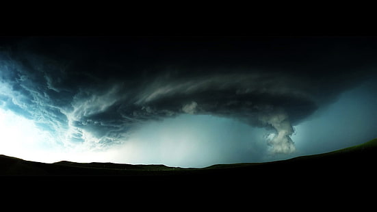 carta da parati tornado, tornado, disastro naturale, pericolo, buio, tempesta, Sfondo HD HD wallpaper