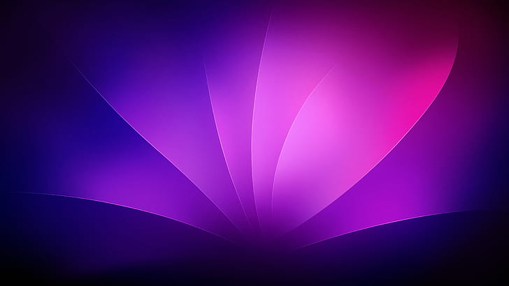 Mac OS X, лепестки цветов, Абстракция, HD обои